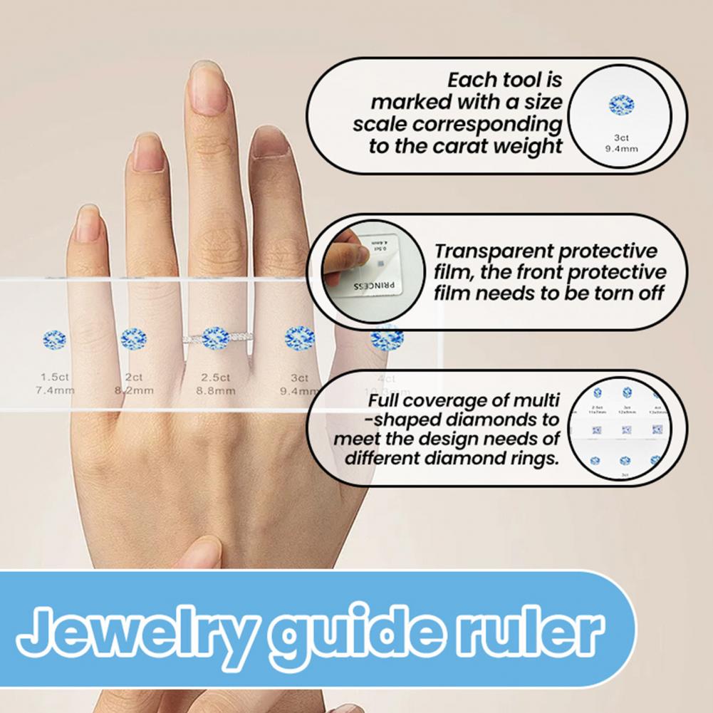 Ruler Set Transparent - Regla duradera, juego de Regla de