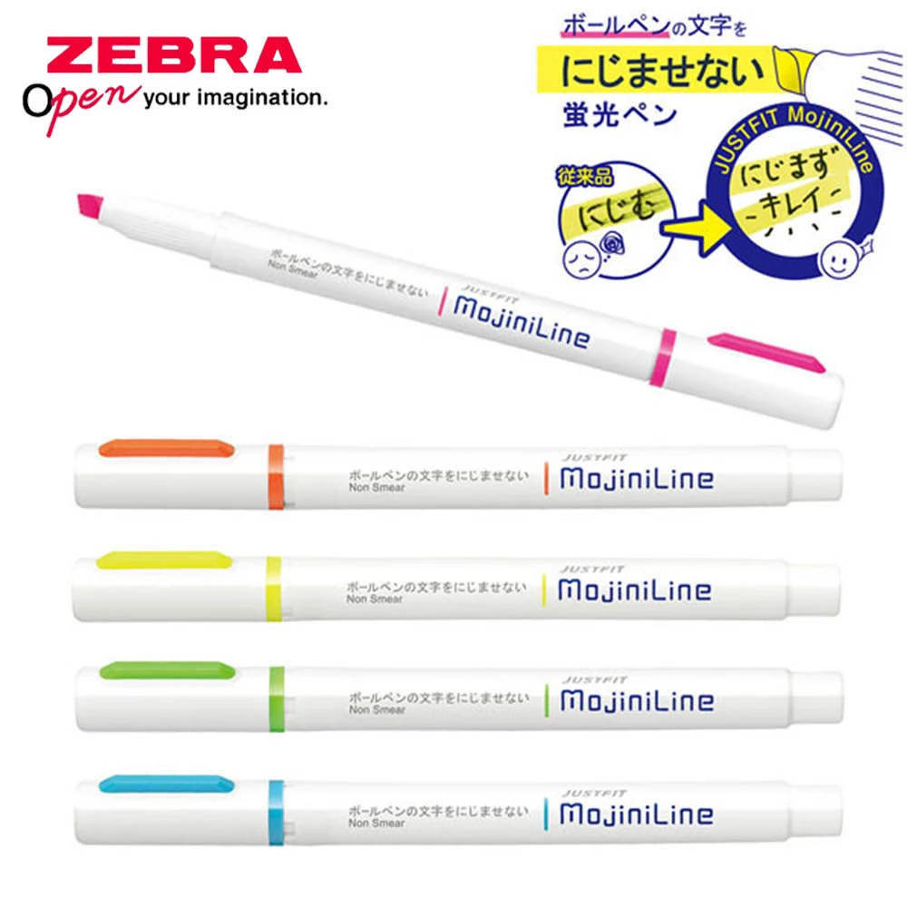 Zebra Pen Mildliner - Juego de rotuladores de una sola