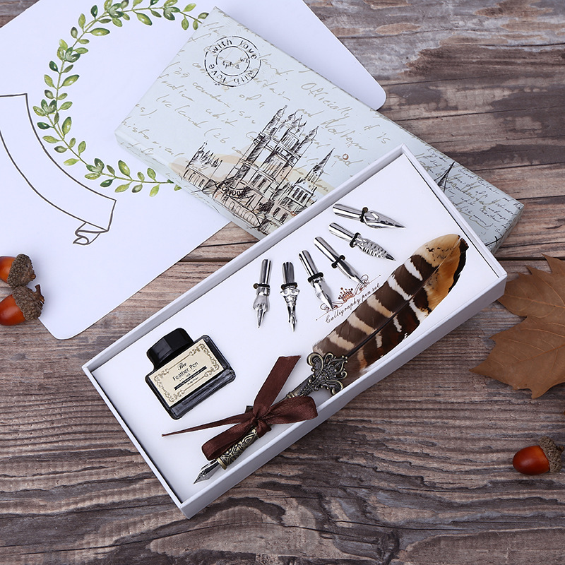 Fountain Pen Ink - Juego de plumas de tinta retro