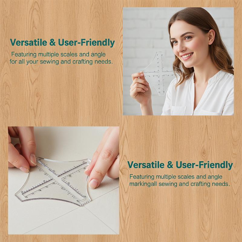 Regla de densidad transparente - Ruler Set Transparent reseña y precio