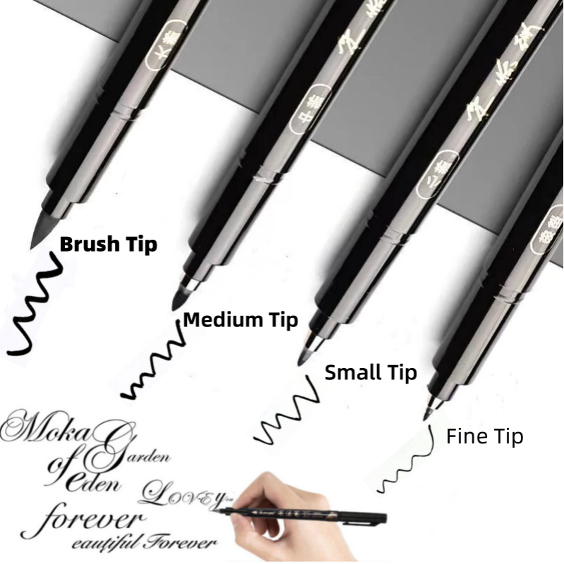4 Uds. de Rotuladores de Calig - Stationery Office reseña y precio