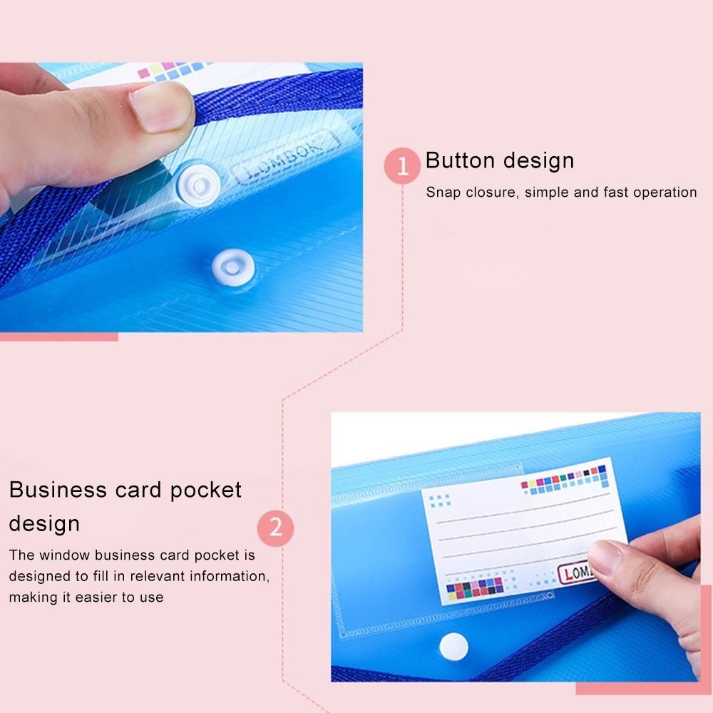 Carpeta de archivos con botón  - Office Stationery And Supply reseña y precio