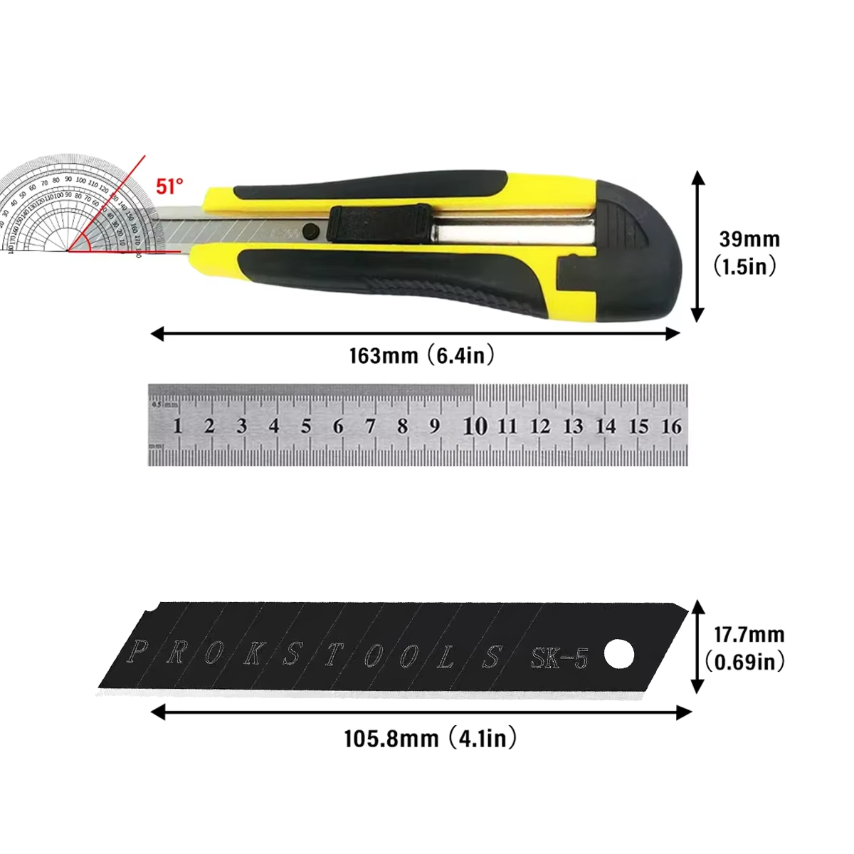 Cuchillo de arte grande de ace - Stationery Warehouse reseña y precio
