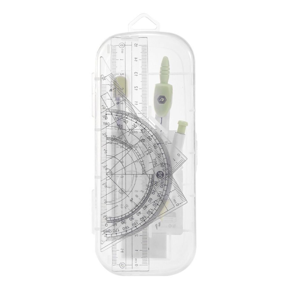 8 unids/set regla de plástico  - Ruler Set Transparent reseña y precio