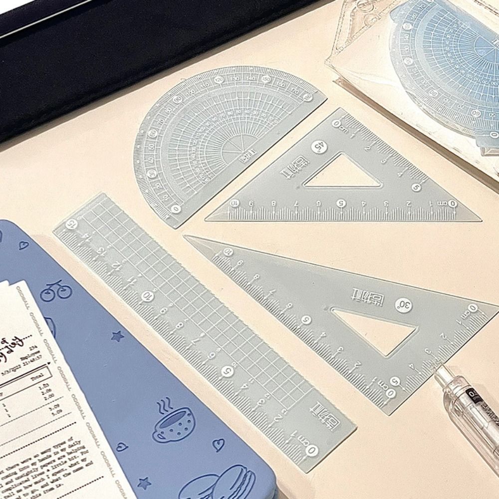 4 unids/set multifuncional 15/ - Ruler Set Transparent reseña y precio