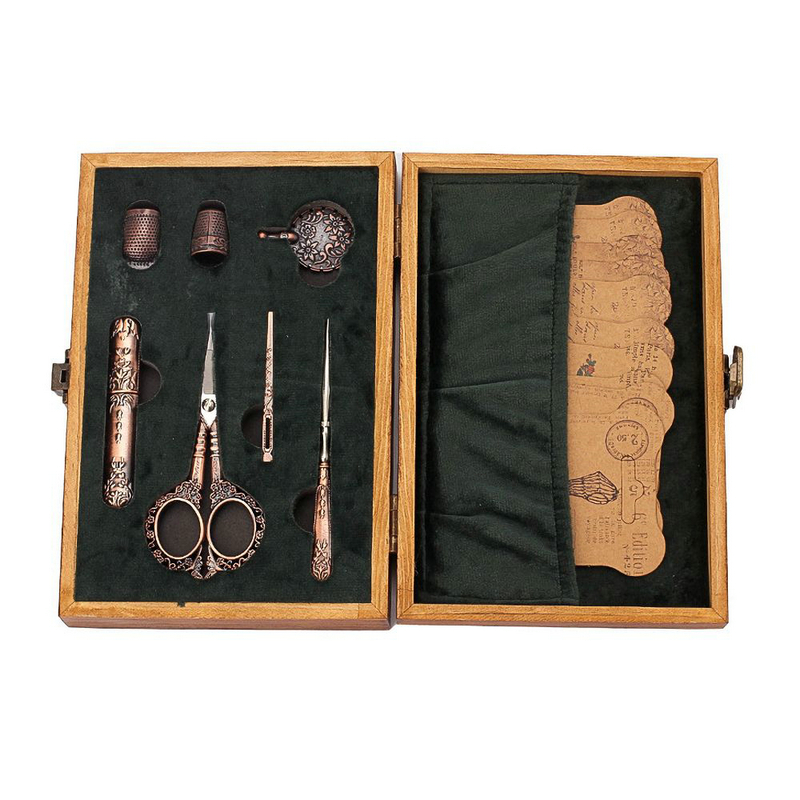 Kit de costura Vintage, juego  - Scissors Stainless Craft reseña y precio