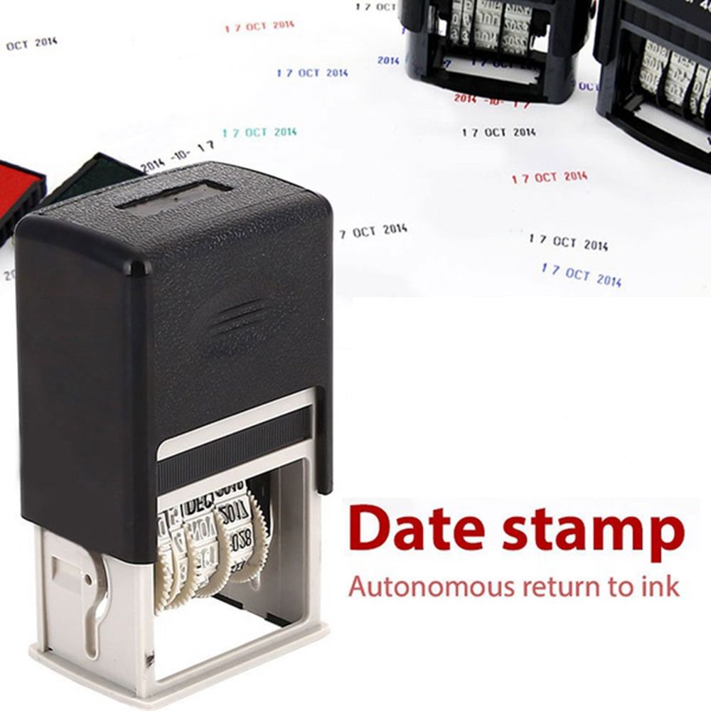 Sellos de Fecha de Metal Autoe - Self Inking Stamp reseña y precio