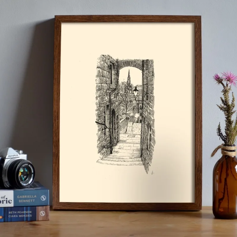 Póster Vintage del Castillo de - Fountain Pen Ink reseña y precio